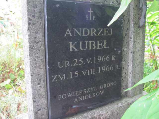 Andrzej Kubeł 1966 Białystok św. Rocha - Grobonet - Wyszukiwarka osób pochowanych