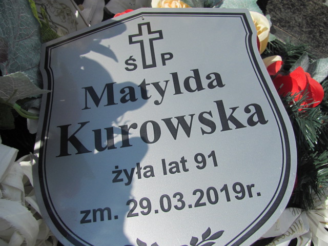 Grób Matylda Kurowska