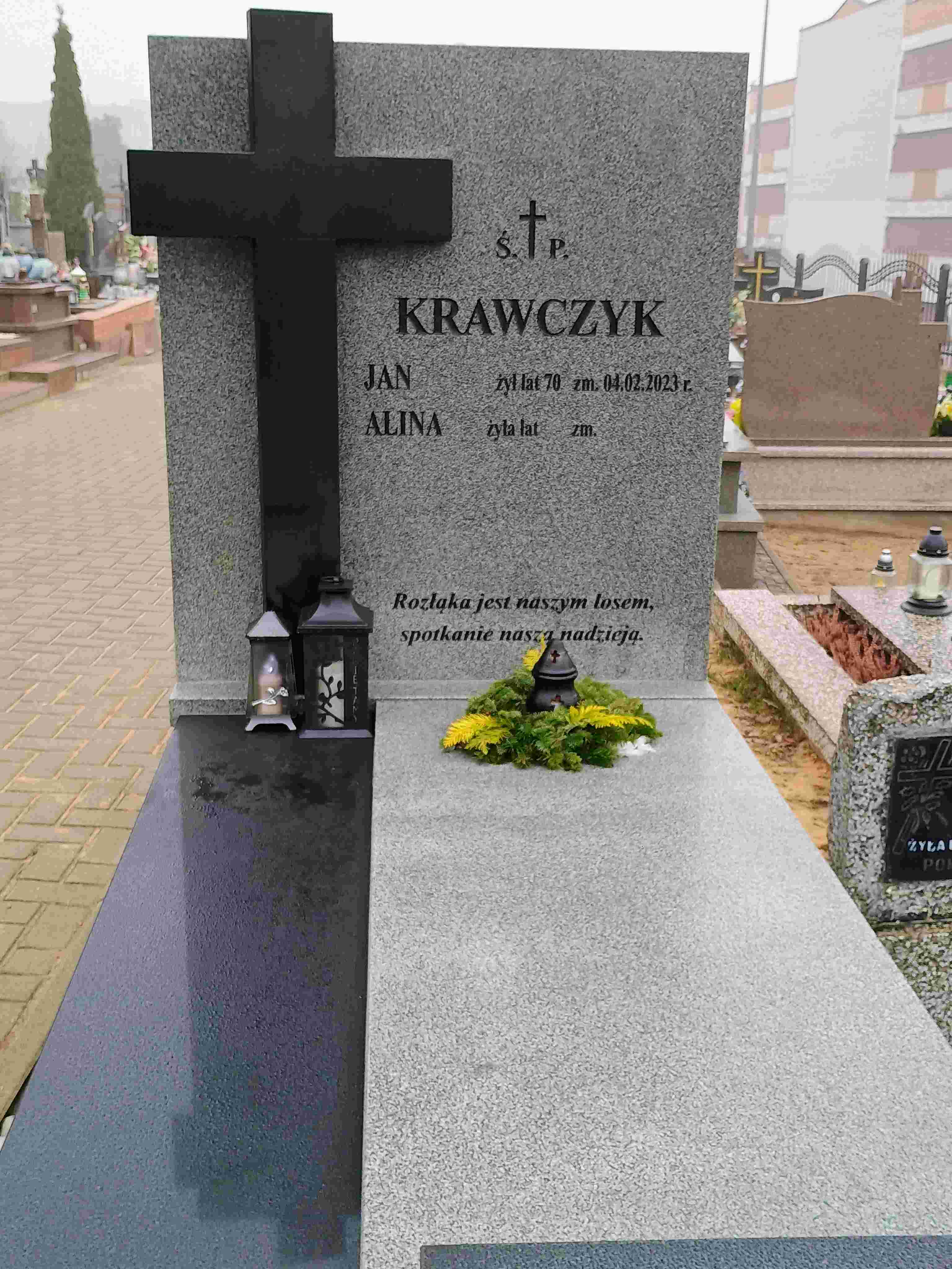 Jan Krawczyk 1952 Białystok św. Rocha - Grobonet - Wyszukiwarka osób pochowanych
