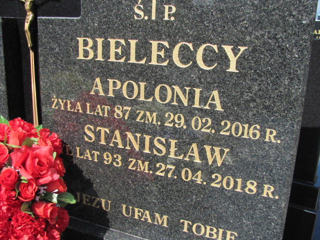 Stanisław Bielecki 1924 Białystok św. Rocha - Grobonet - Wyszukiwarka osób pochowanych
