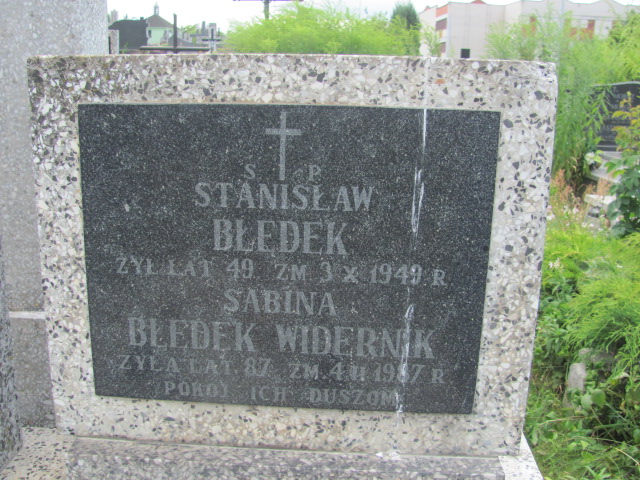 Stanisław Błędek Białystok św. Rocha - Grobonet - Wyszukiwarka osób pochowanych