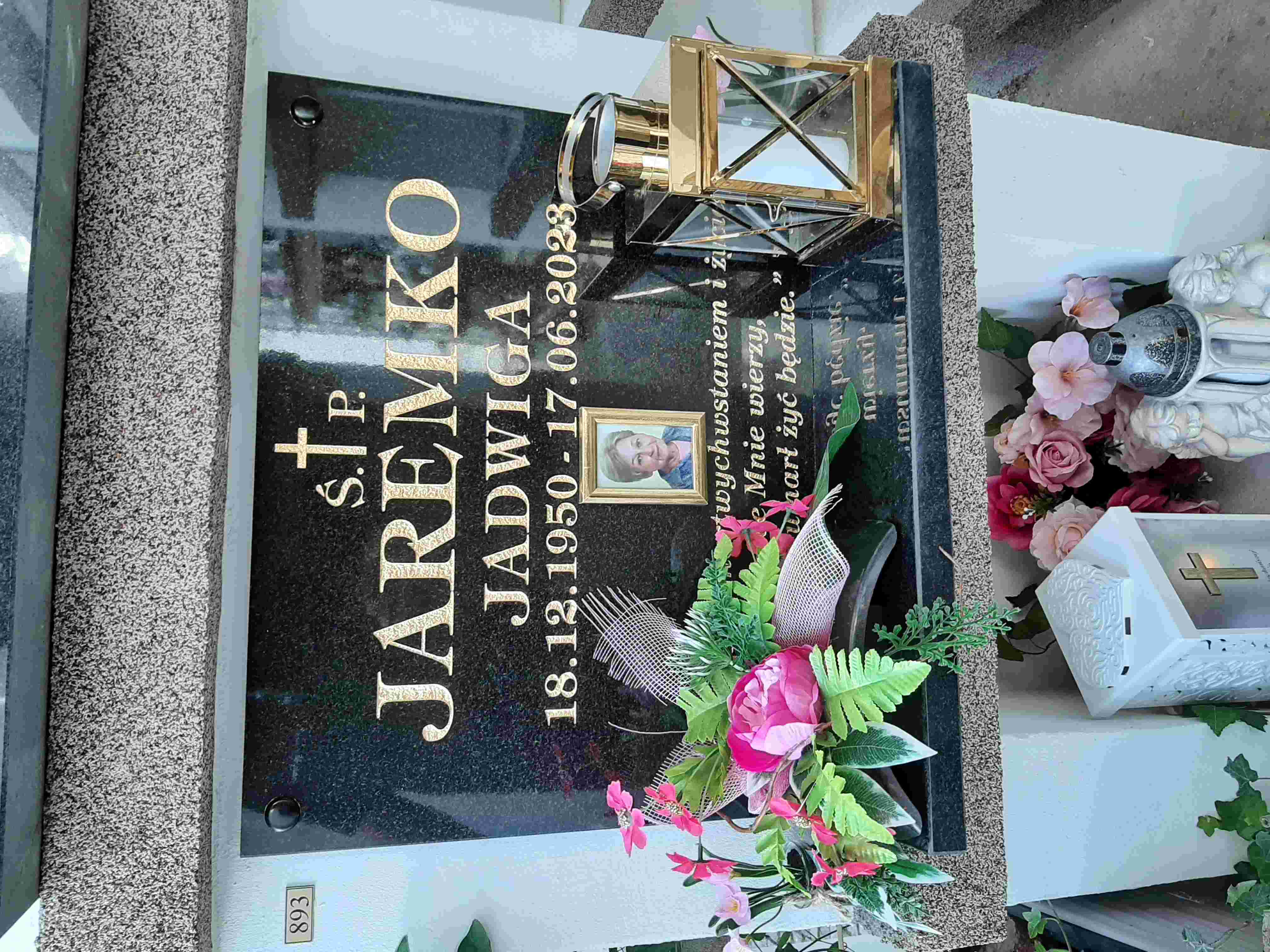 Jadwiga Jaremko 1950 Białystok św. Rocha - Grobonet - Wyszukiwarka osób pochowanych