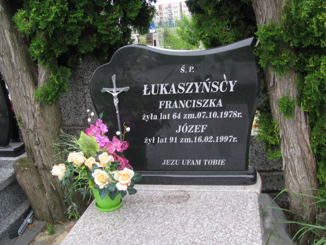 Franciszka Łukaszyńska Białystok św. Rocha - Grobonet - Wyszukiwarka osób pochowanych