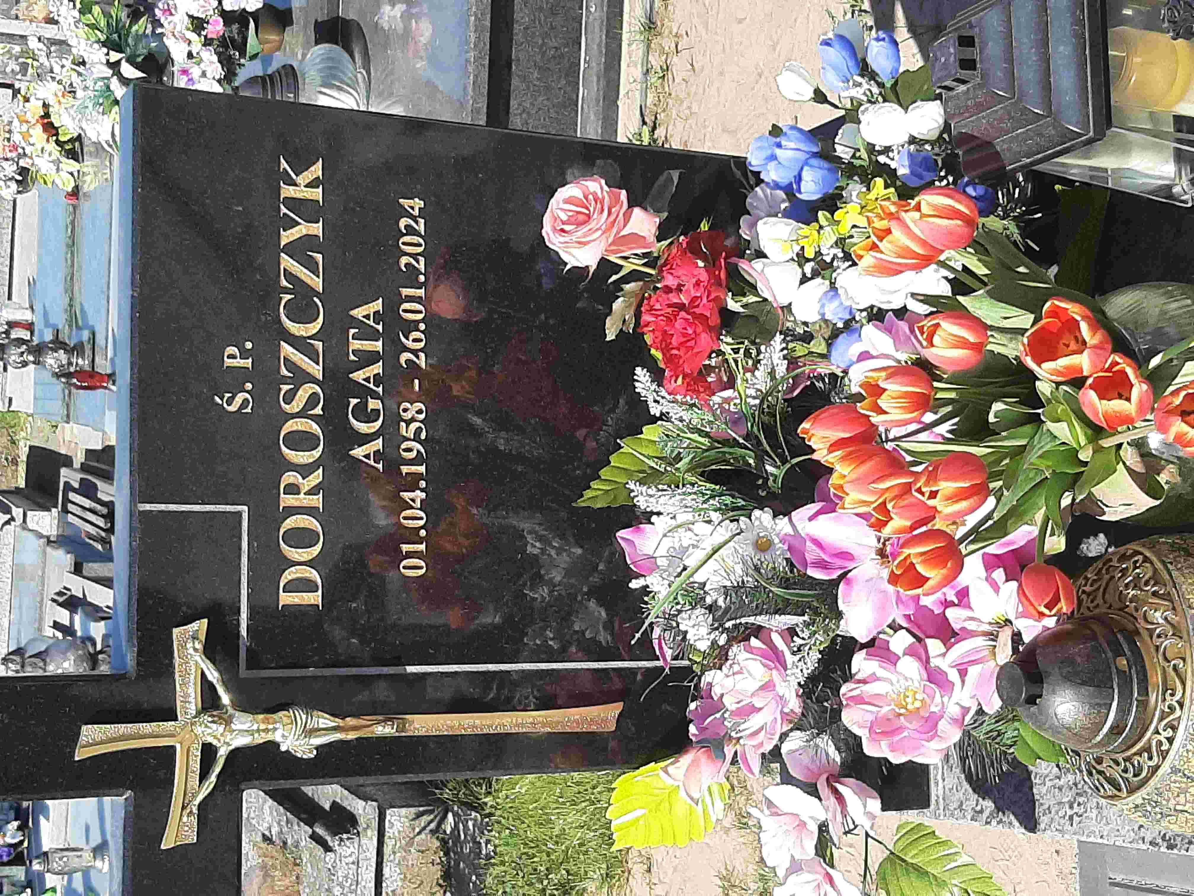 Agata Doroszczyk 1958 Białystok św. Rocha - Grobonet - Wyszukiwarka osób pochowanych