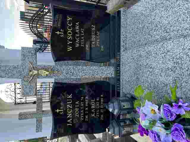 Zofia Janczuk Białystok św. Rocha - Grobonet - Wyszukiwarka osób pochowanych