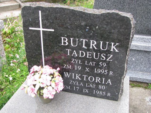 Wiktoria Butruk Białystok św. Rocha - Grobonet - Wyszukiwarka osób pochowanych