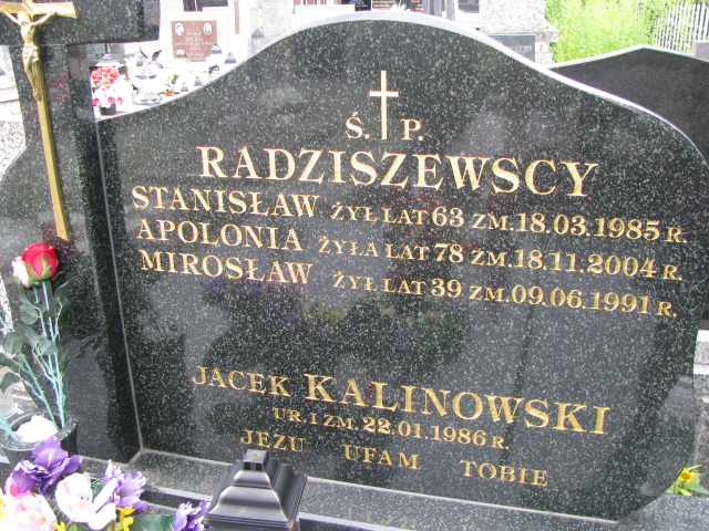 Jerzy Radziszewski 1961 Białystok św. Rocha - Grobonet - Wyszukiwarka osób pochowanych