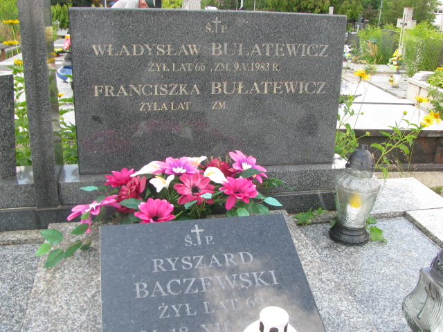 Ryszard Baczewski 1947 Białystok św. Rocha - Grobonet - Wyszukiwarka osób pochowanych