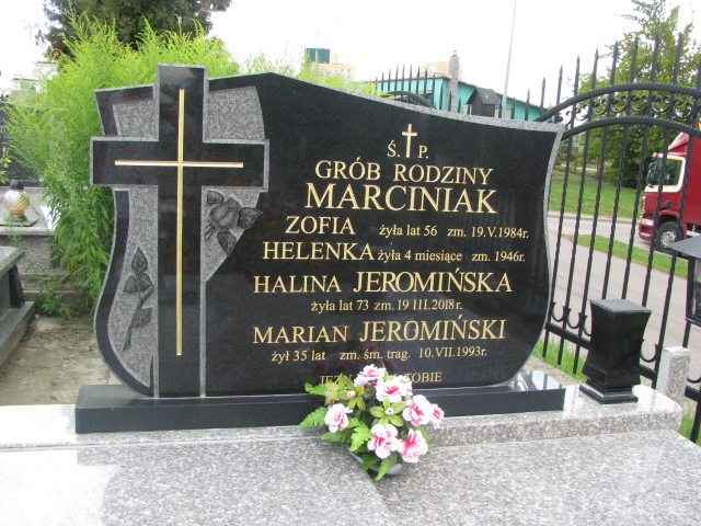 Halina Jeromińska 1944 Białystok św. Rocha - Grobonet - Wyszukiwarka osób pochowanych