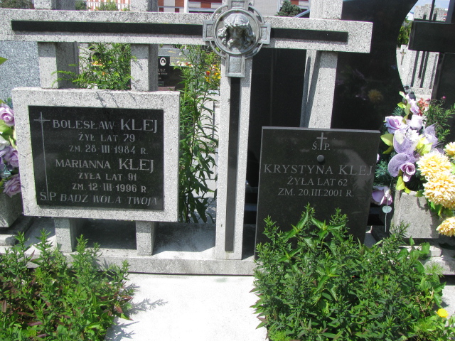 Marian Klej 1934 Białystok św. Rocha - Grobonet - Wyszukiwarka osób pochowanych