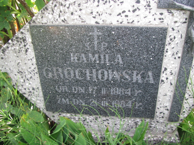 Kamila Grochowska 1984 Białystok św. Rocha - Grobonet - Wyszukiwarka osób pochowanych