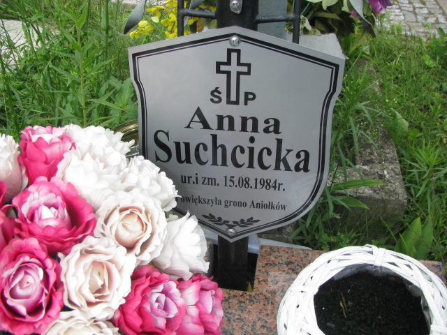 Anna Suchcicka 1984 Białystok św. Rocha - Grobonet - Wyszukiwarka osób pochowanych