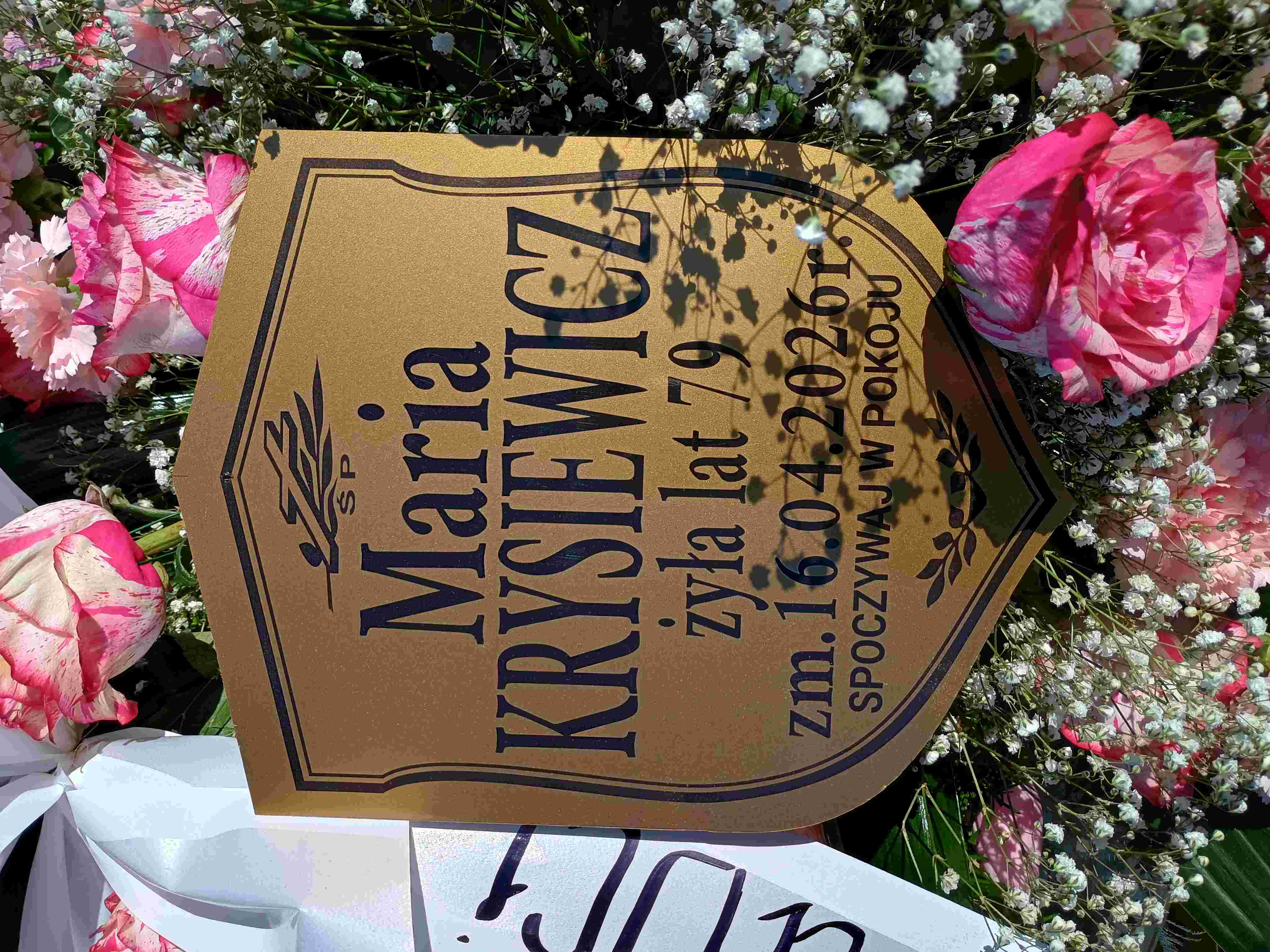 Grób Maria Krysiewicz